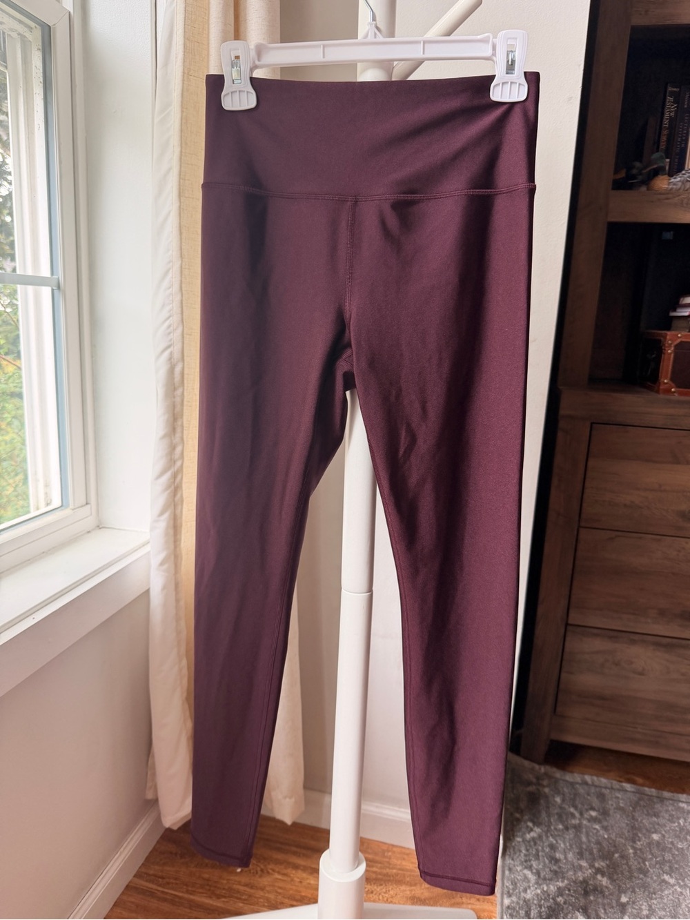 Athleta High-Waist Leggings in Deep Plum